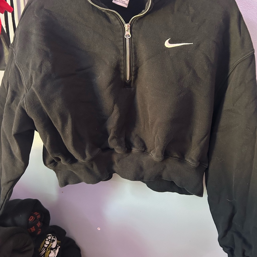 Black Nike Half-Zip Sweatshirt
